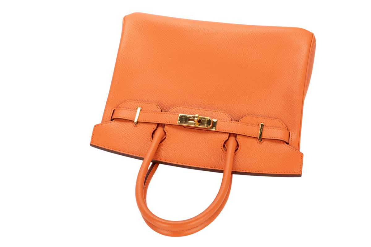 Hermès Birkin 30 Flamingo Epsom Retourne Gold Hardware - view 8