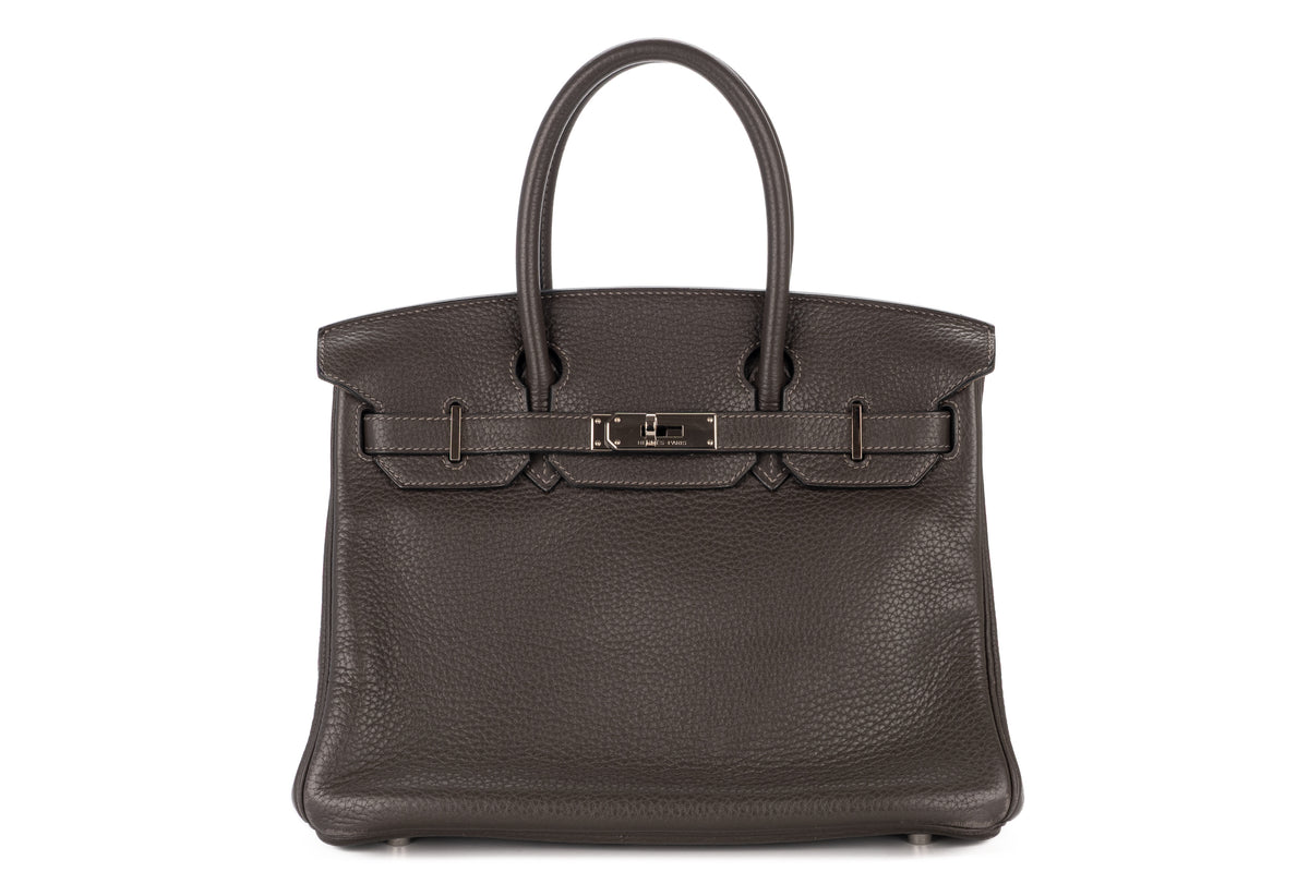 Hermès Birkin 30 Graphite Togo Palladium Hardware - view 1