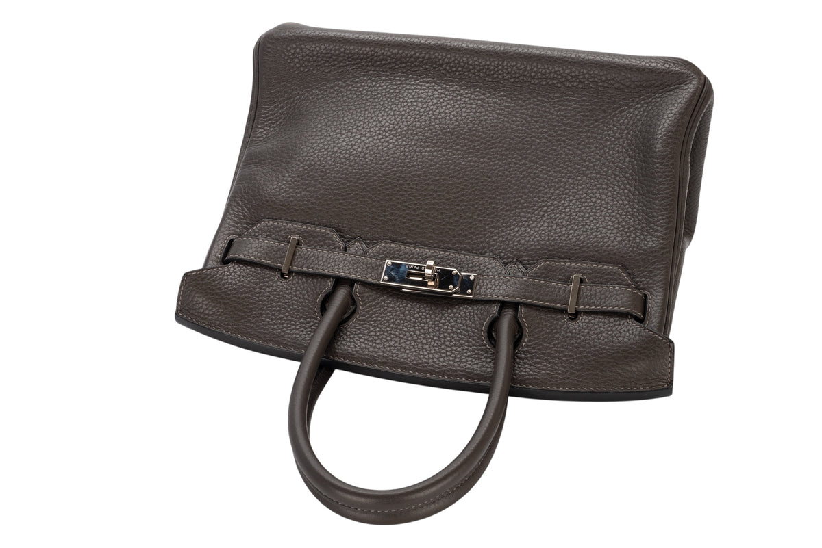 Hermès Birkin 30 Graphite Togo Palladium Hardware - view 10