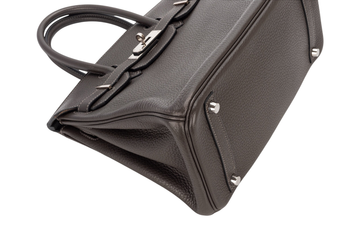 Hermès Birkin 30 Graphite Togo Palladium Hardware - view 11