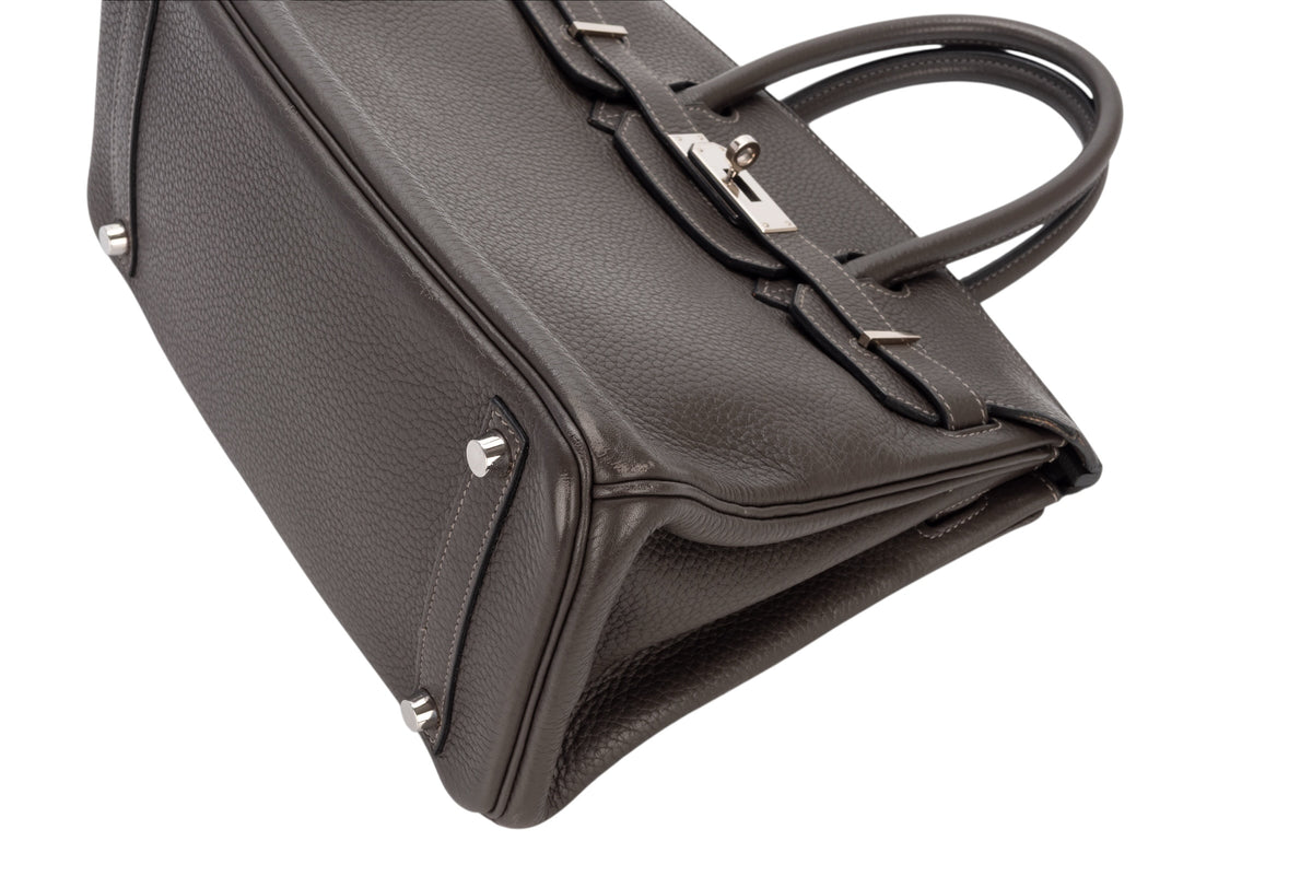 Hermès Birkin 30 Graphite Togo Palladium Hardware - view 12