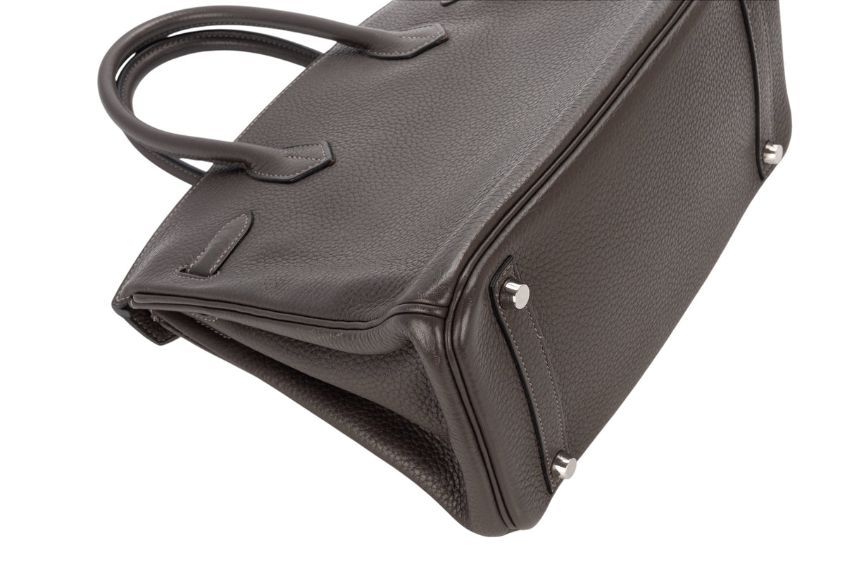 Hermès Birkin 30 Graphite Togo Palladium Hardware - view 13