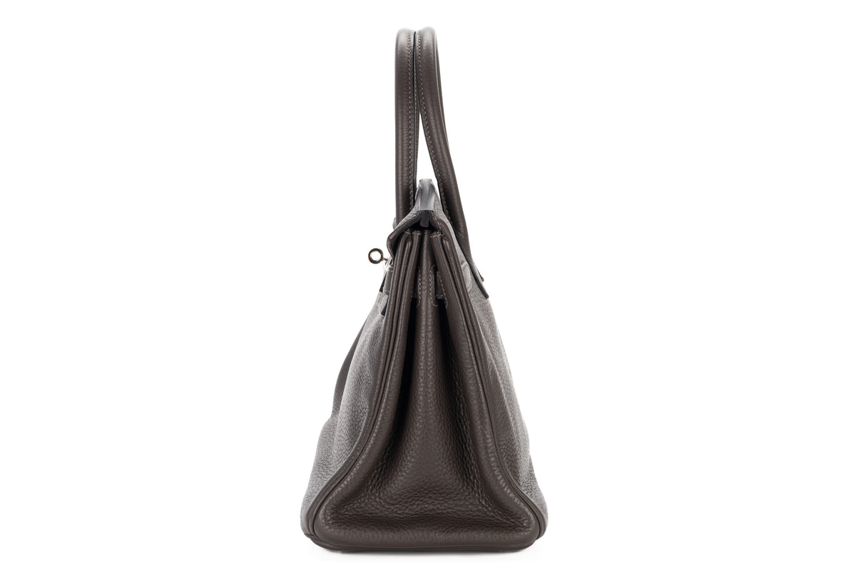 Hermès Birkin 30 Graphite Togo Palladium Hardware - view 4