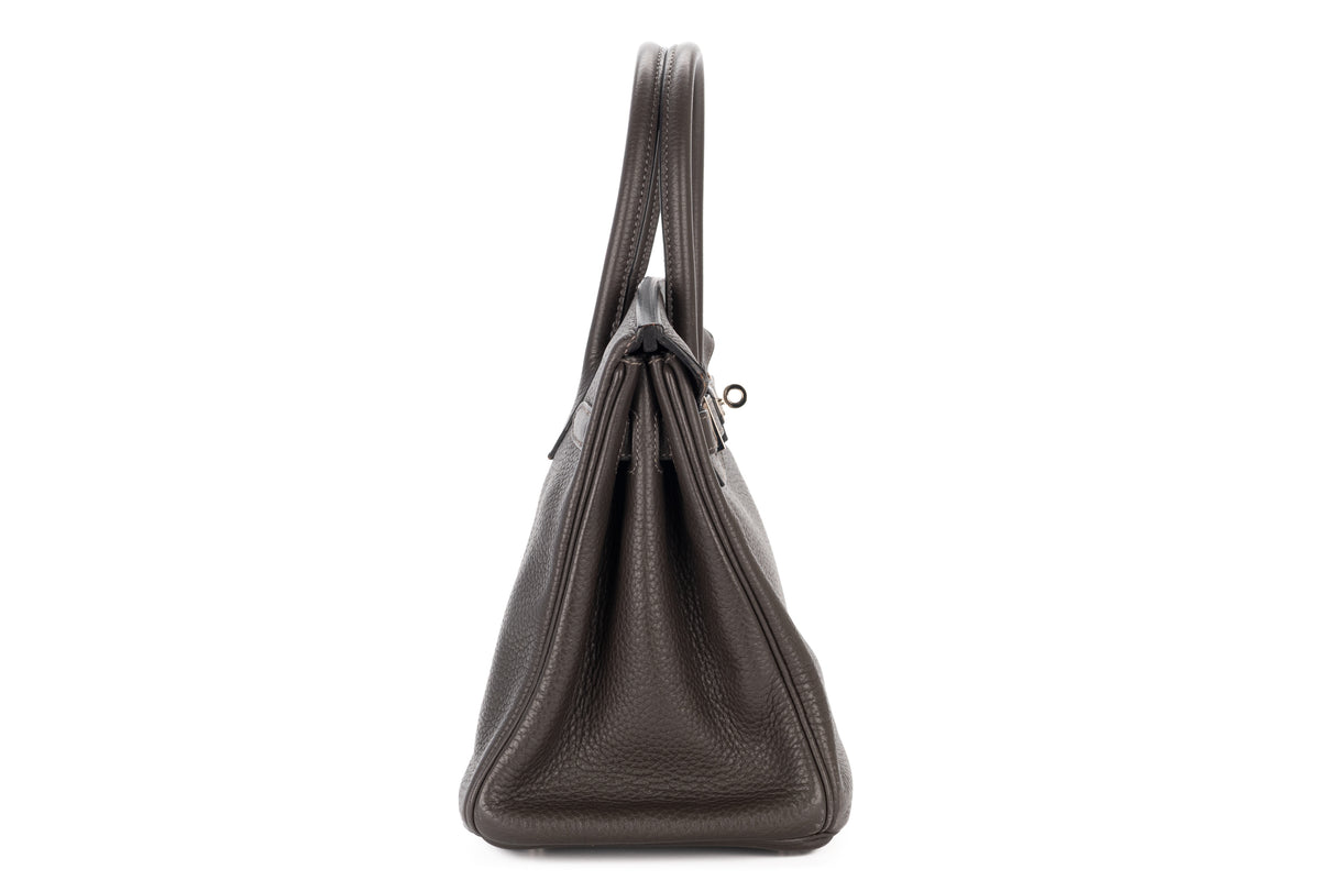 Hermès Birkin 30 Graphite Togo Palladium Hardware - view 5