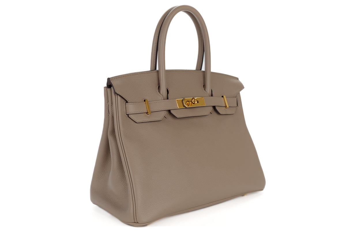 Hermès Birkin 30 Gris Asphalte Togo Gold Hardware - view 2
