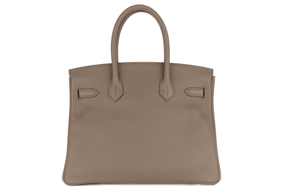 Hermès Birkin 30 Gris Asphalte Togo Gold Hardware - view 3