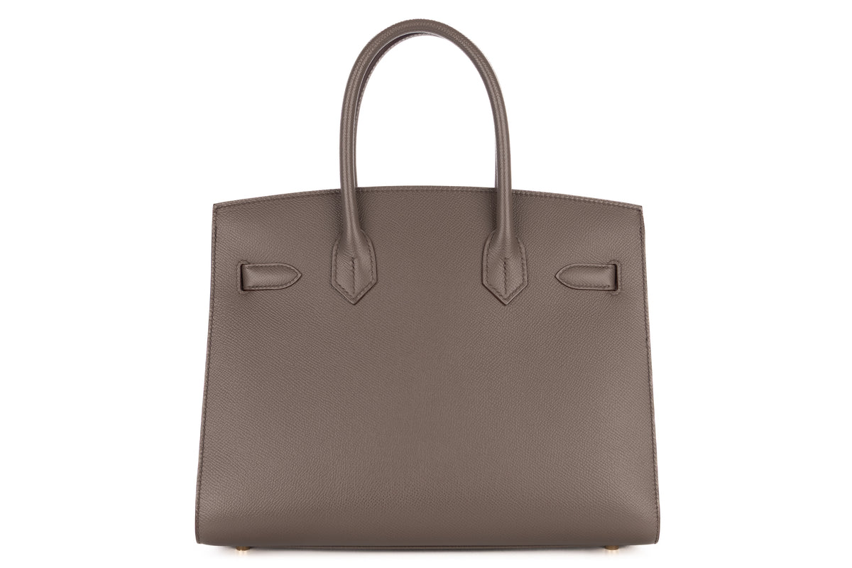 Hermès Birkin 30 Gris Etain Epsom Gold Hardware - view 3