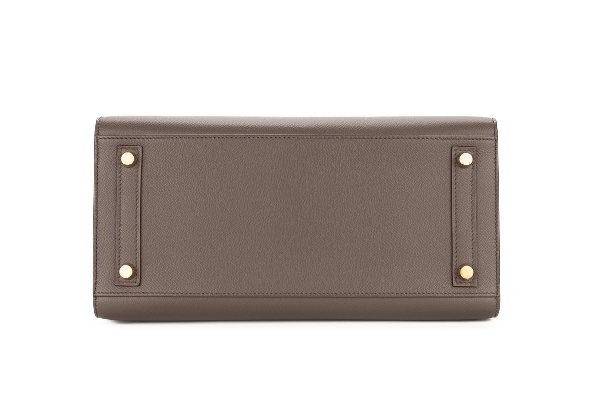 Hermès Birkin 30 Gris Etain Epsom Gold Hardware - view 6