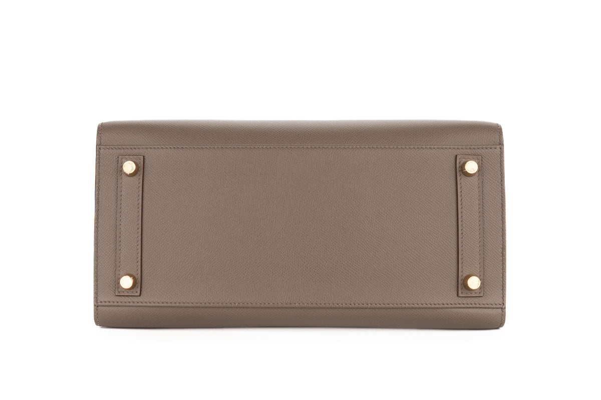 Hermès Birkin 30 Gris Etain Epsom Sellier Gold Hardware - view 6