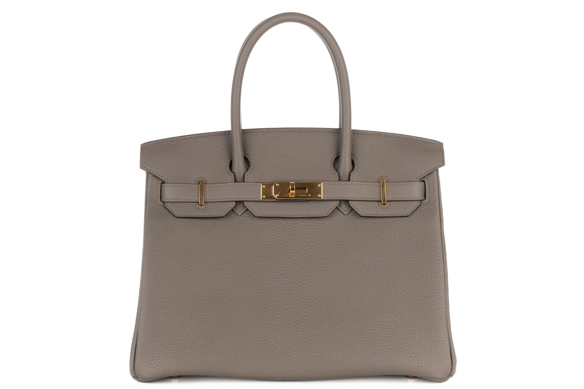 Hermès Birkin 30 Gris Etain Togo Rose Gold Hardware - view 1