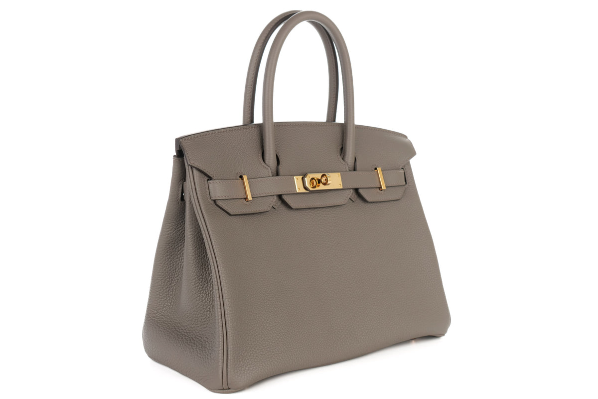 Hermès Birkin 30 Gris Etain Togo Rose Gold Hardware - view 2
