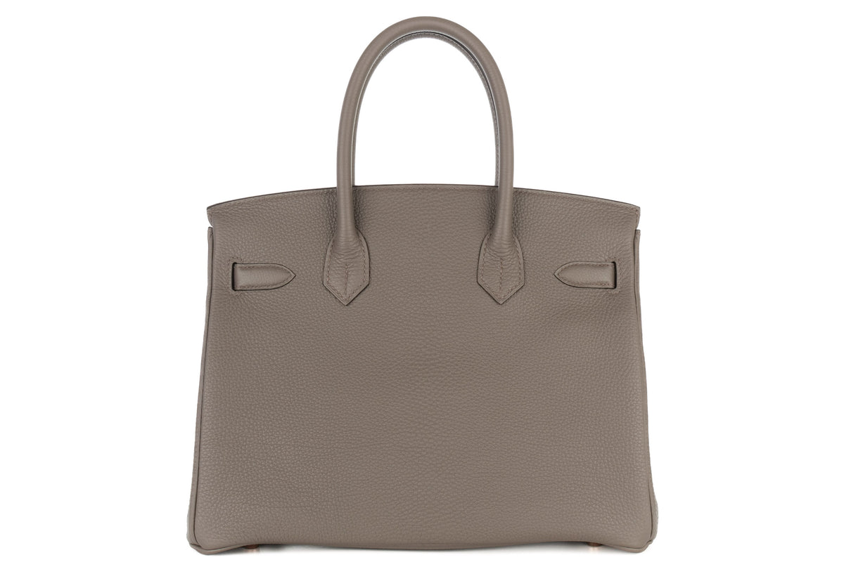 Hermès Birkin 30 Gris Etain Togo Rose Gold Hardware - view 3