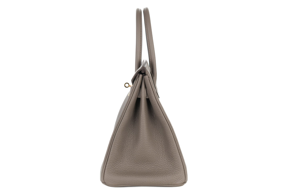 Hermès Birkin 30 Gris Etain Togo Rose Gold Hardware - view 4