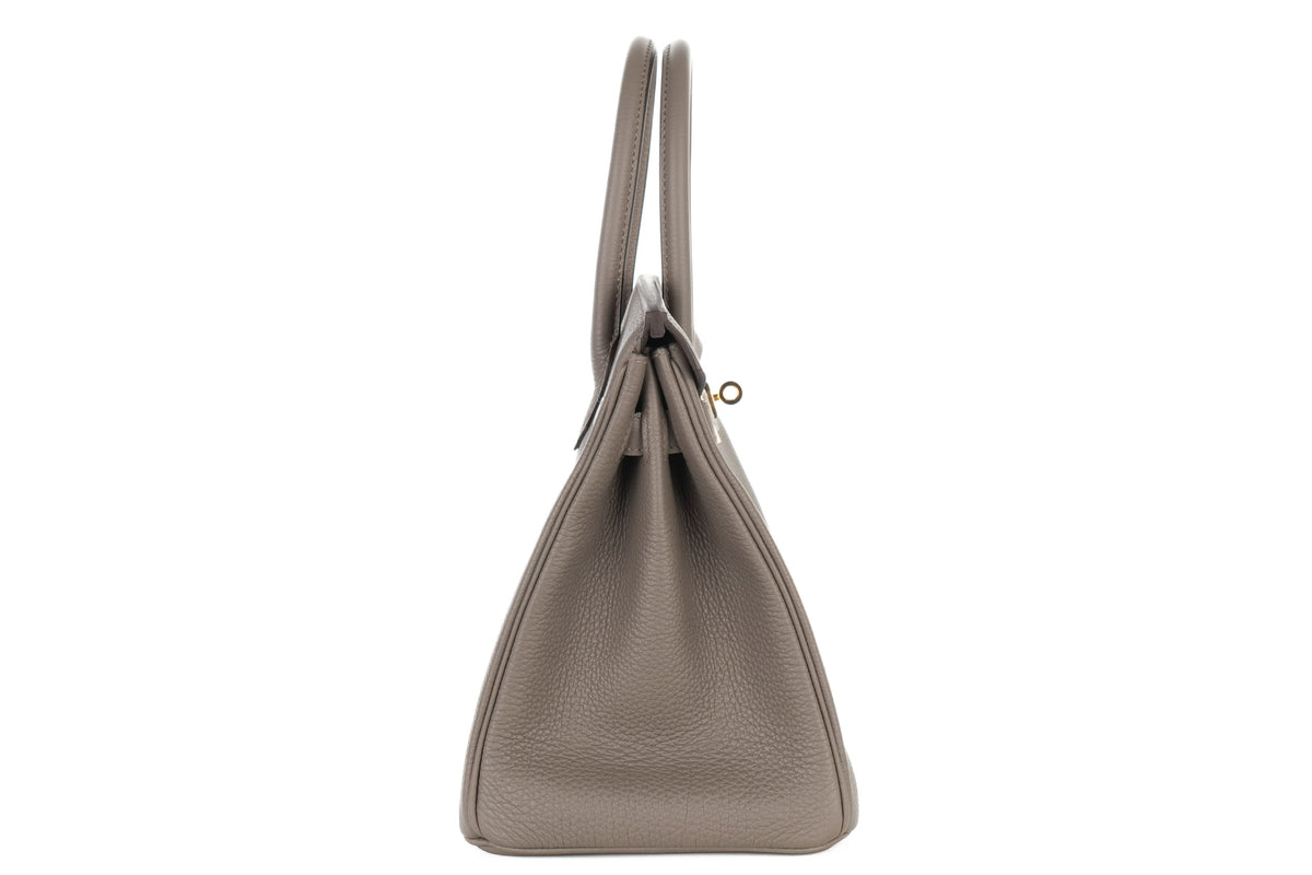 Hermès Birkin 30 Gris Etain Togo Rose Gold Hardware - view 5