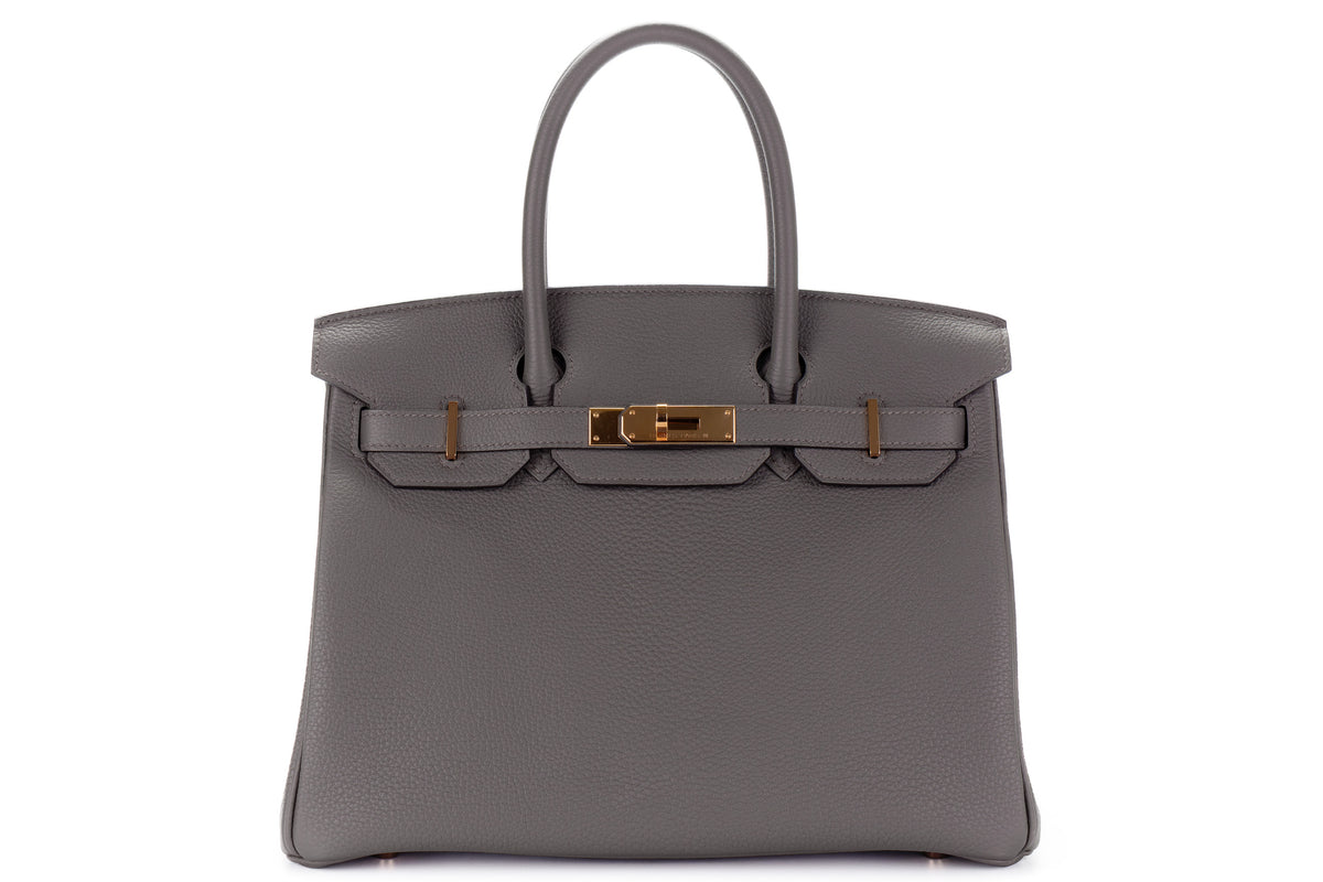 Hermès Birkin 30 Gris Etain Togo Rose Gold Hardware - view 1