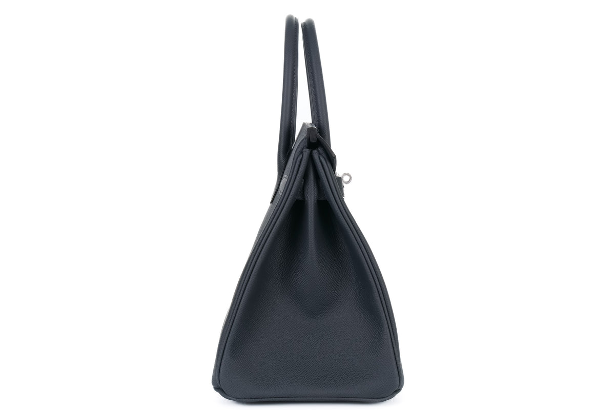 Hermès Birkin 30 Gris Misty Epsom Palladium Hardware - view 5