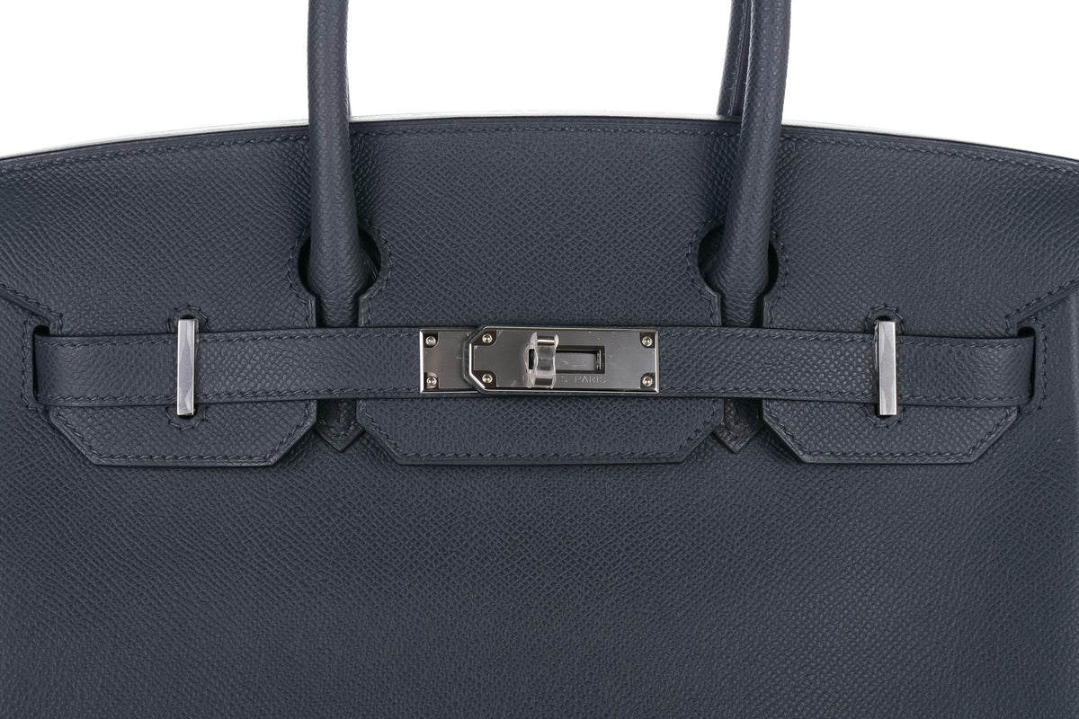 Hermès Birkin 30 Gris Misty Epsom Palladium Hardware - view 7