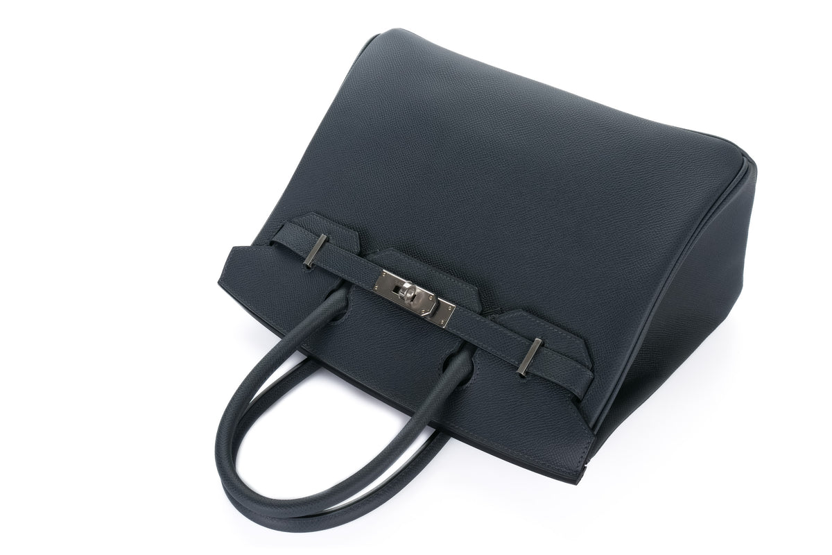 Hermès Birkin 30 Gris Misty Epsom Palladium Hardware - view 8