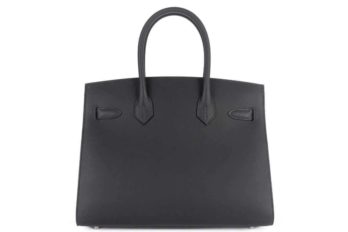 Hermès Birkin 30 Gris Misty Epsom Sellier Palladium Hardware - view 3