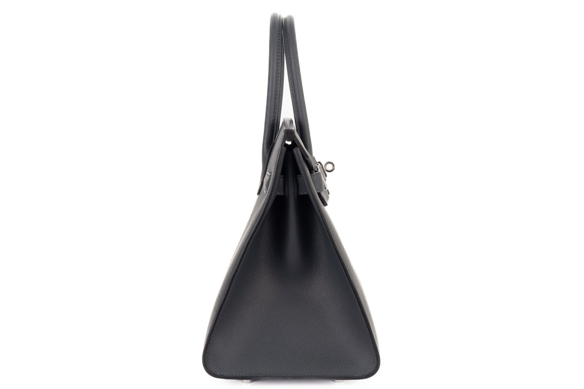 Hermès Birkin 30 Gris Misty Epsom Sellier Palladium Hardware - view 5
