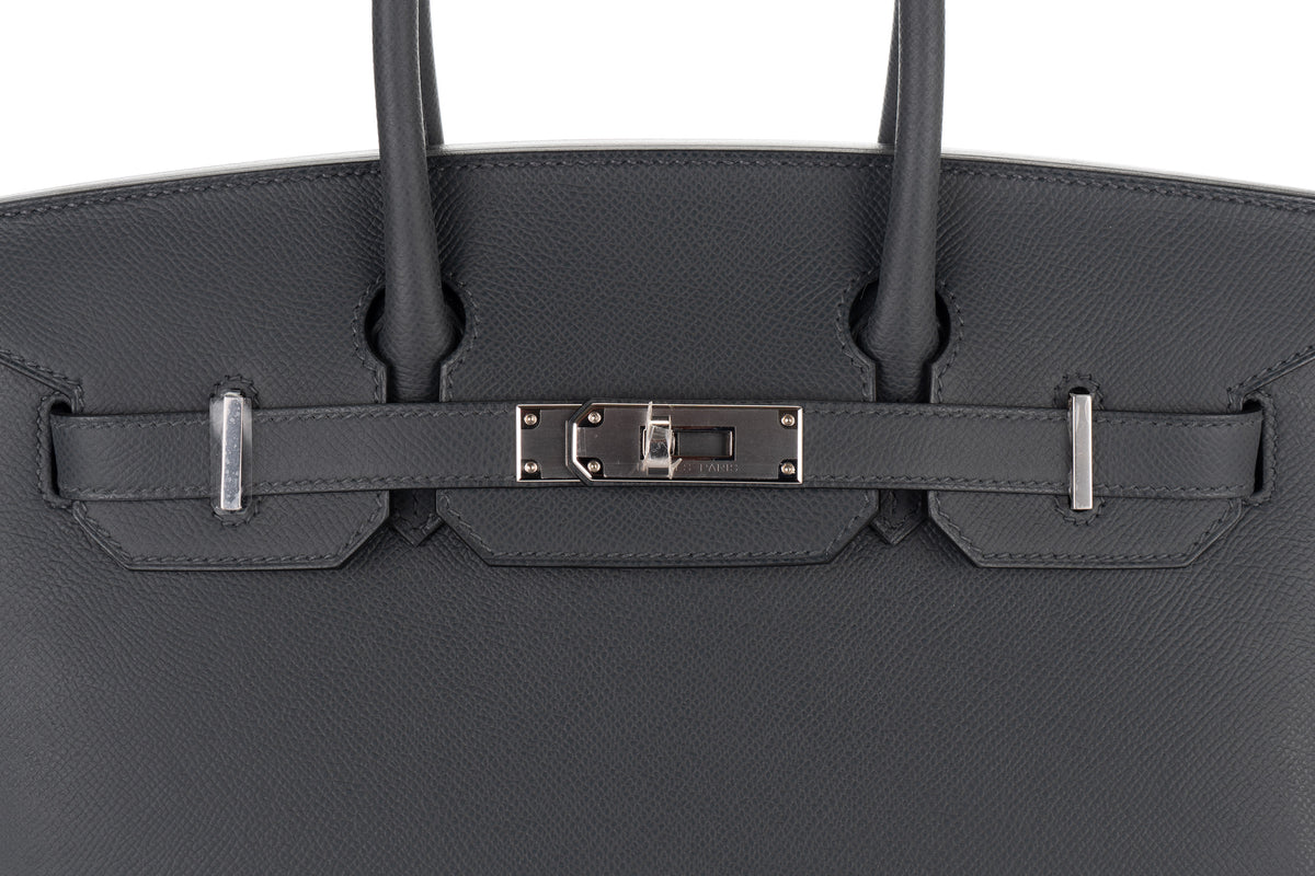 Hermès Birkin 30 Gris Misty Epsom Sellier Palladium Hardware - view 7