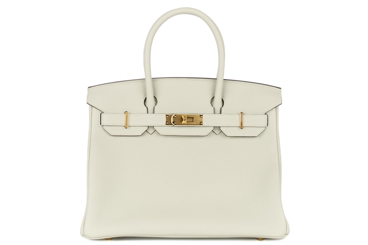 Hermès Birkin 30 Gris Neve Togo Gold Hardware - view 1