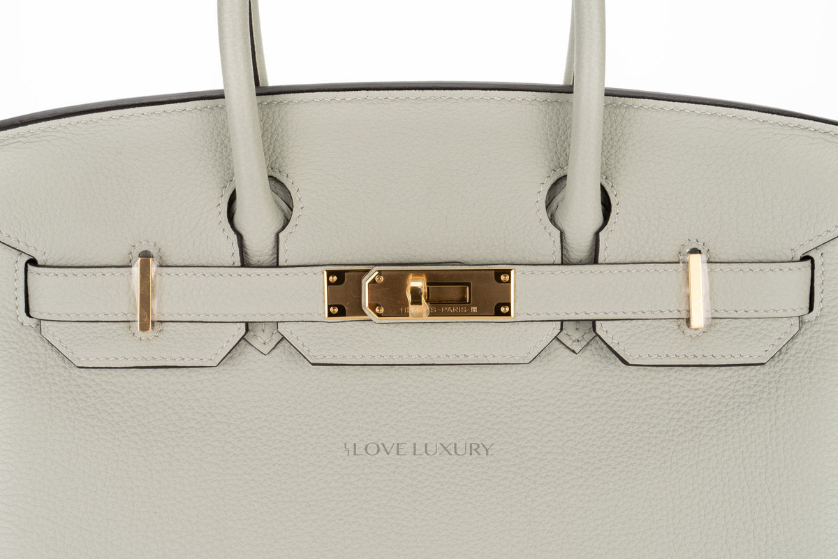 Hermès Birkin 30 Gris Neve Togo Gold Hardware - view 7