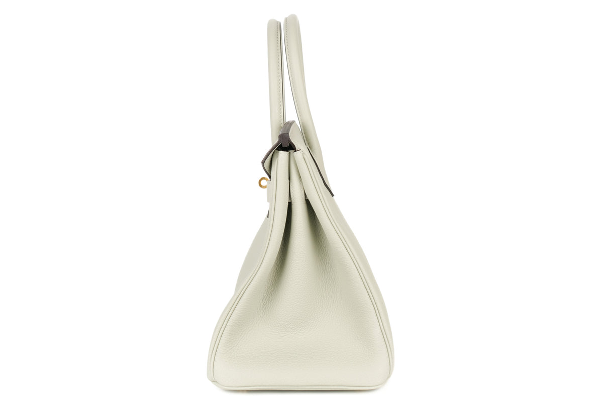 Hermès Birkin 30 Gris Neve Togo Gold Hardware - view 4