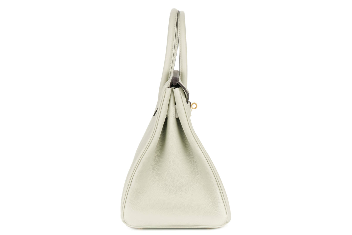 Hermès Birkin 30 Gris Neve Togo Gold Hardware - view 5