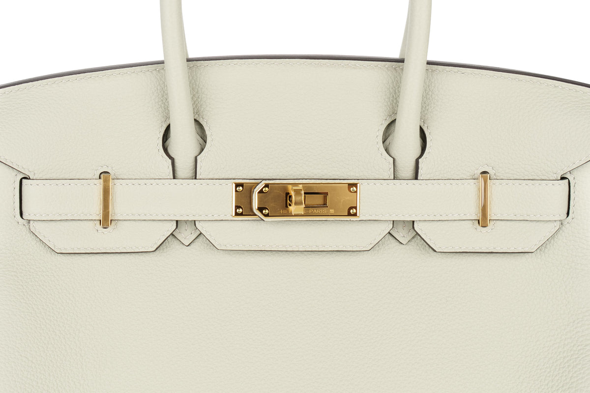 Hermès Birkin 30 Gris Neve Togo Gold Hardware - view 7