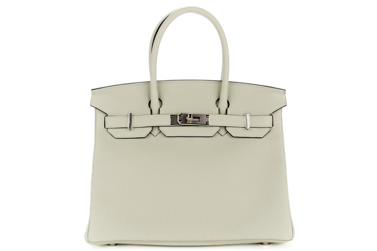 Hermès Birkin 30 Gris Neve Togo Palladium Hardware - view 1