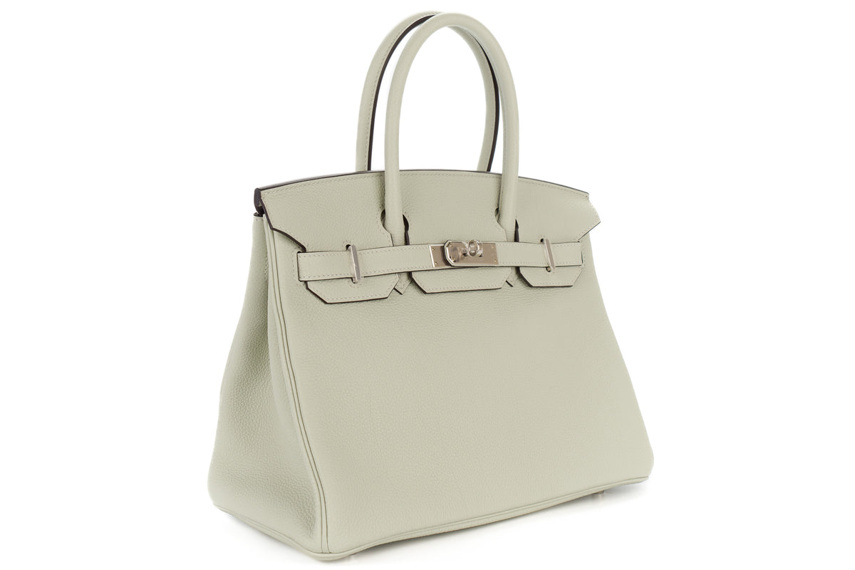 Hermès Birkin 30 Gris Neve Togo Palladium Hardware - view 2