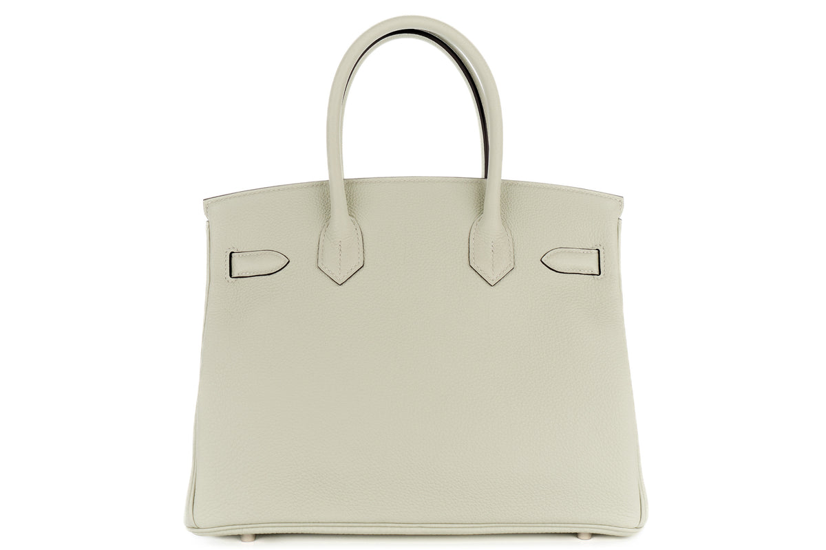 Hermès Birkin 30 Gris Neve Togo Palladium Hardware - view 3