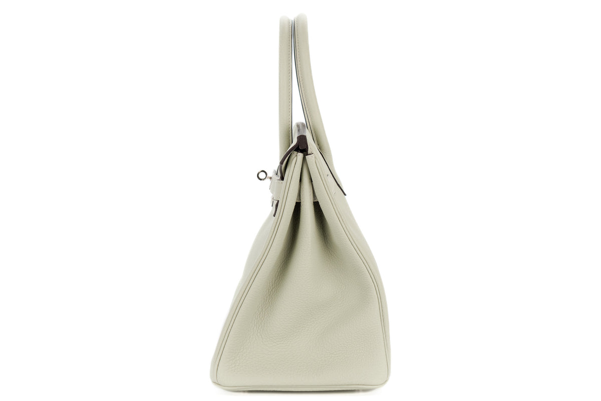 Hermès Birkin 30 Gris Neve Togo Palladium Hardware - view 4