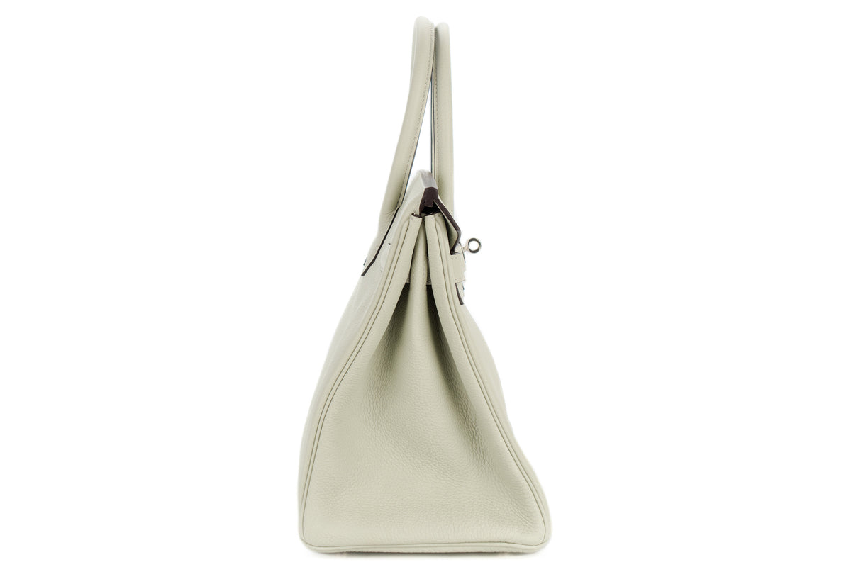 Hermès Birkin 30 Gris Neve Togo Palladium Hardware - view 5