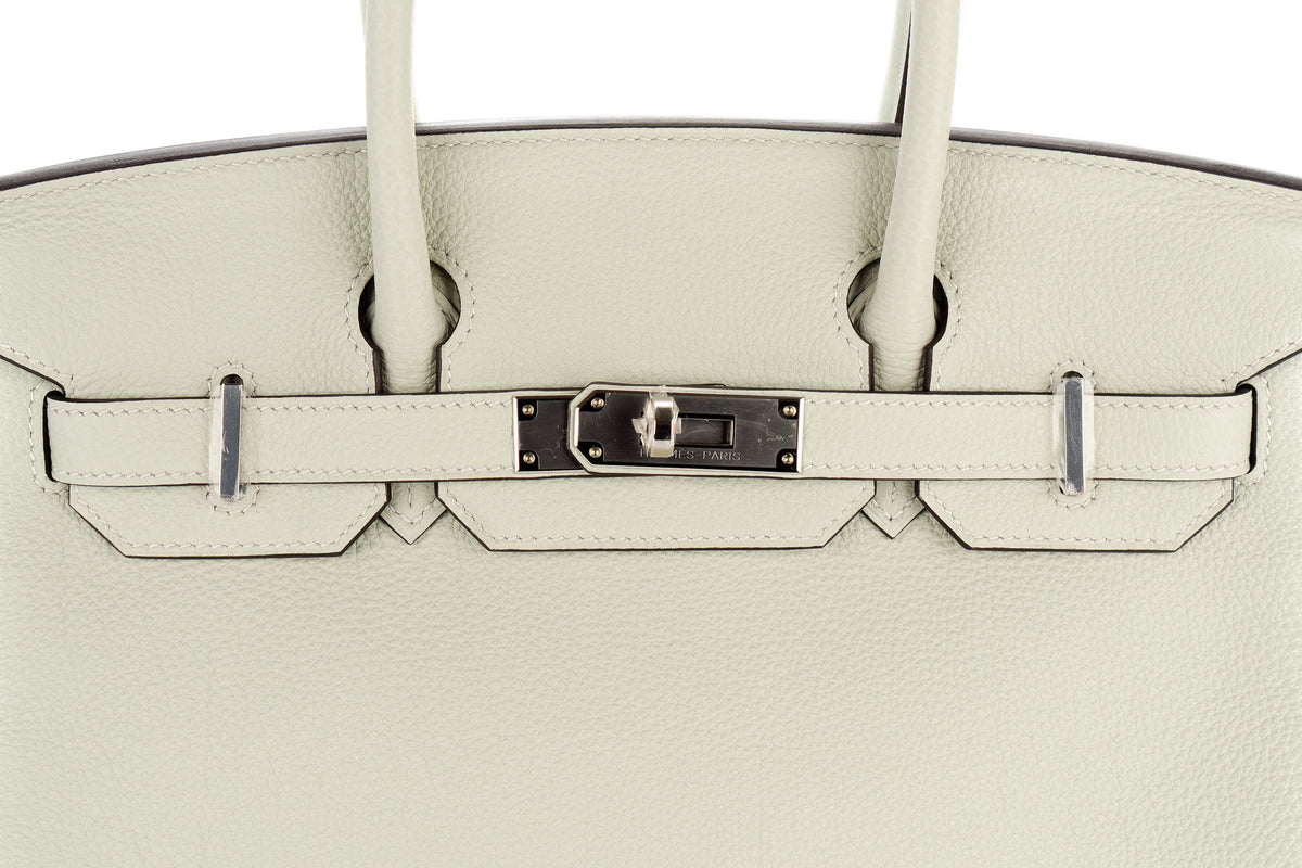 Hermès Birkin 30 Gris Neve Togo Palladium Hardware - view 7