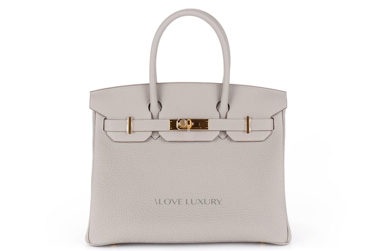 Hermès Birkin 30 Gris Pale Togo Gold Hardware - view 1