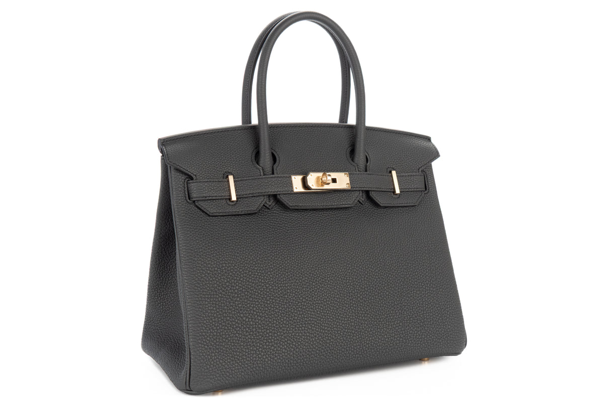Hermès Birkin 30 Plomb Togo Permabrass Hardware - view 2