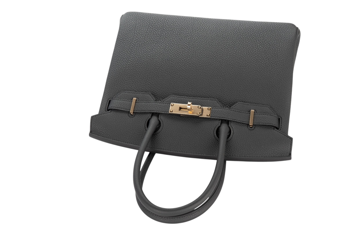 Hermès Birkin 30 Plomb Togo Permabrass Hardware - view 8