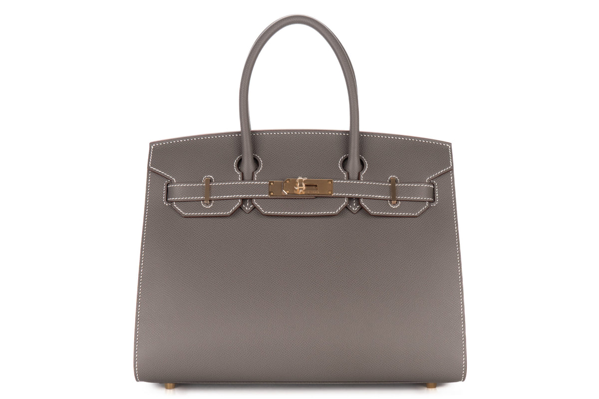 Hermès Birkin 30 HSS Gris Meyer Verso Lime Epsom Sellier Permabrass Hardware - view 1