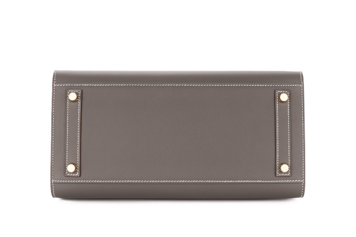 Hermès Birkin 30 HSS Gris Meyer Verso Lime Epsom Sellier Permabrass Hardware - view 6