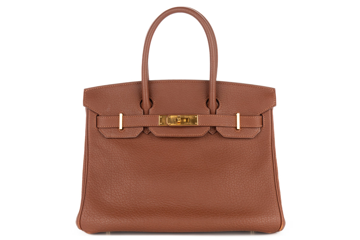 Hermès Birkin 30 Marron D'Inde Fjord Gold Hardware - view 1