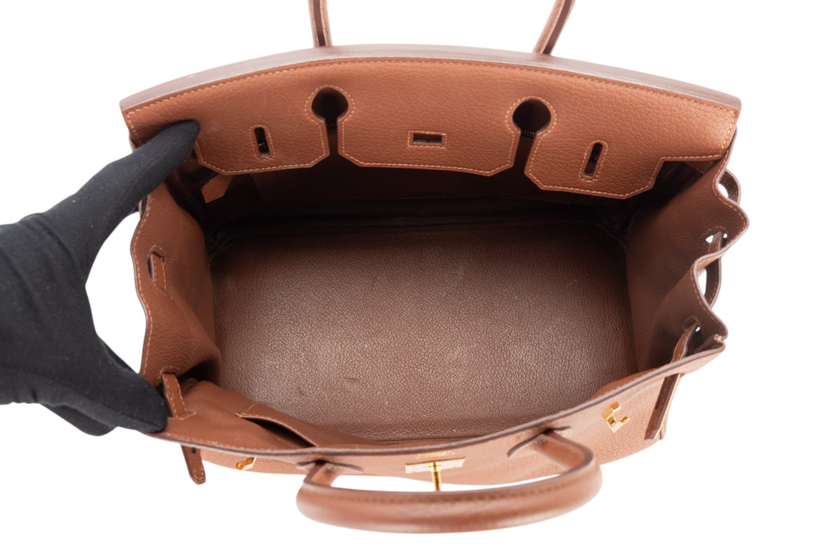 Hermès Birkin 30 Marron D'Inde Fjord Gold Hardware - view 10