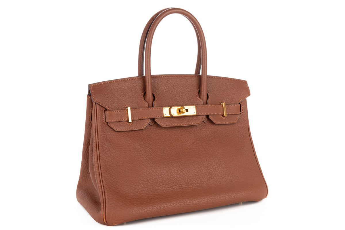 Hermès Birkin 30 Marron D'Inde Fjord Gold Hardware - view 2