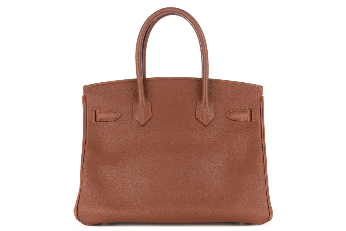 Hermès Birkin 30 Marron D'Inde Fjord Gold Hardware - view 3
