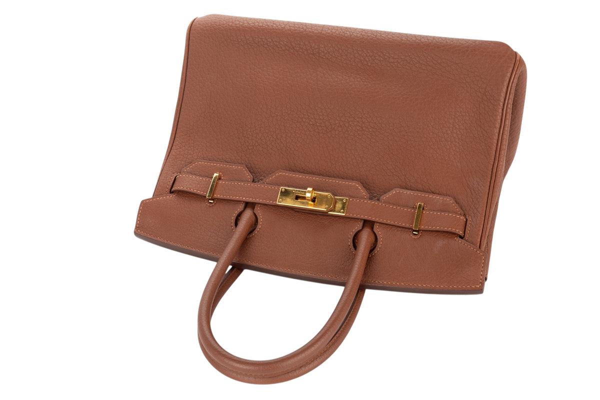 Hermès Birkin 30 Marron D'Inde Fjord Gold Hardware - view 8