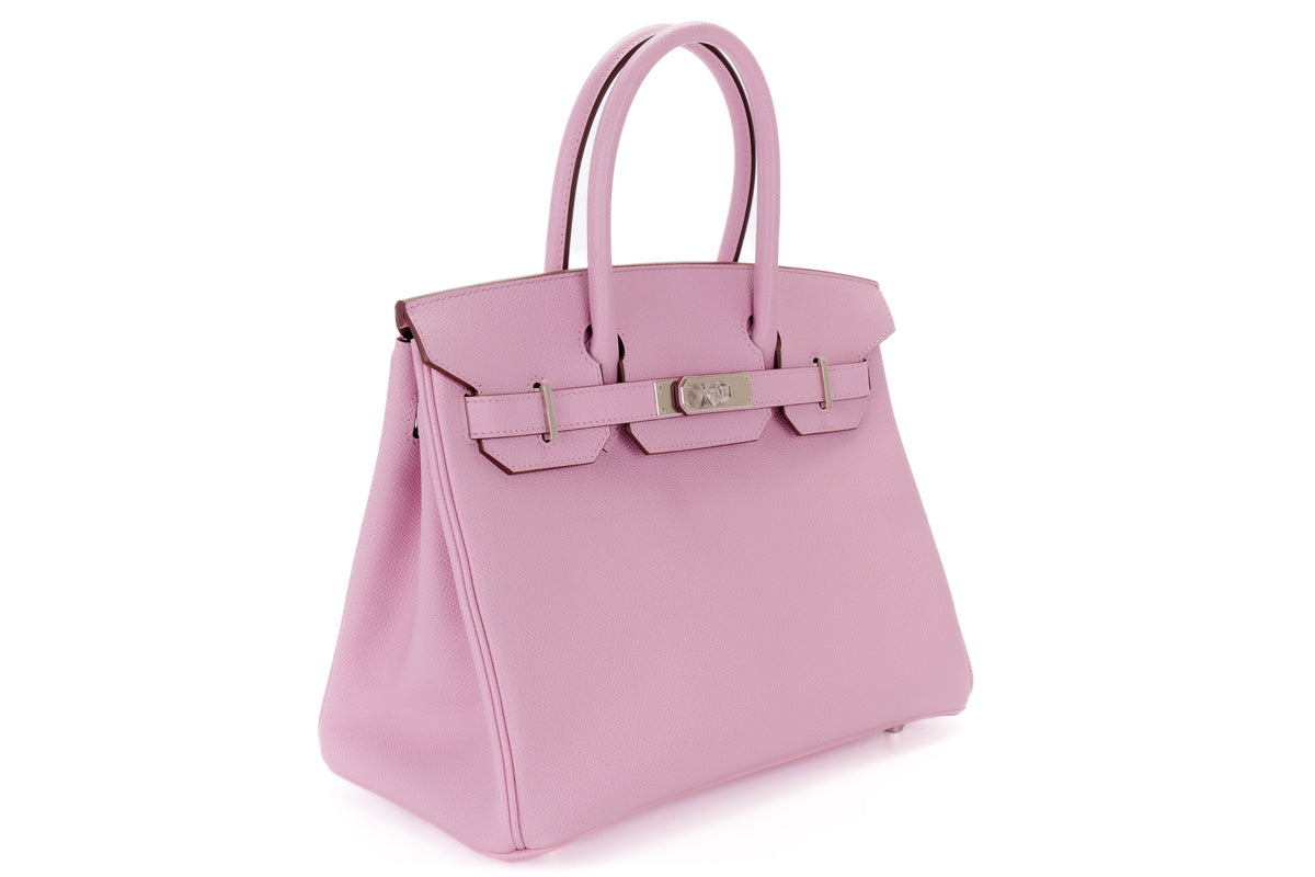 Hermès Birkin 30 Mauve Sylvester Epsom Palladium Hardware - view 2