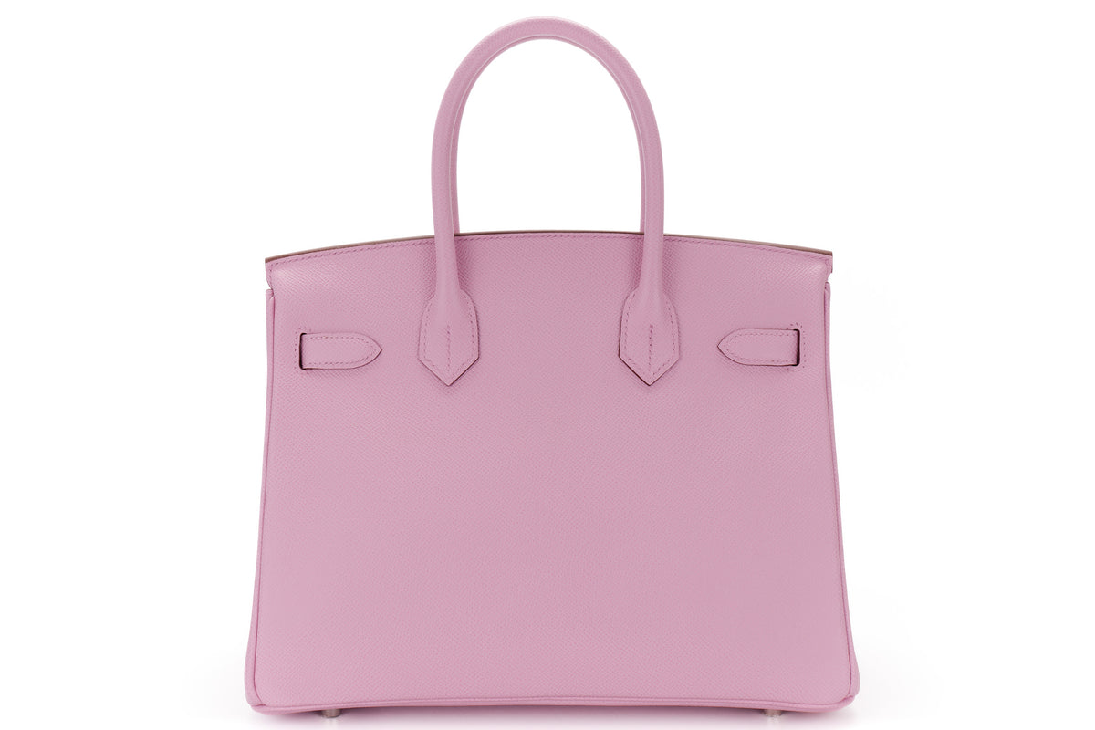 Hermès Birkin 30 Mauve Sylvester Epsom Palladium Hardware - view 3
