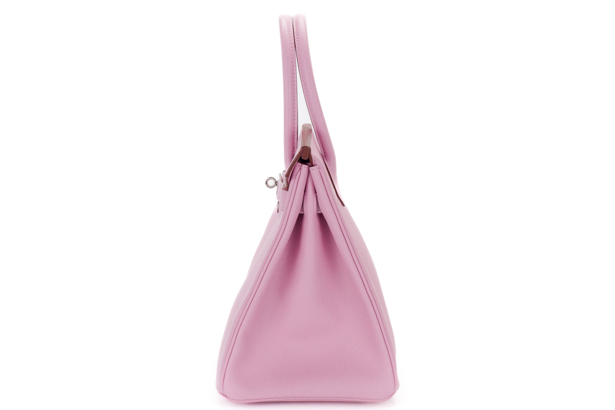 Hermès Birkin 30 Mauve Sylvester Epsom Palladium Hardware - view 4