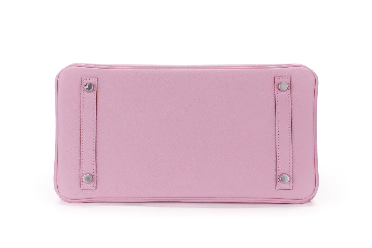 Hermès Birkin 30 Mauve Sylvester Epsom Palladium Hardware - view 6